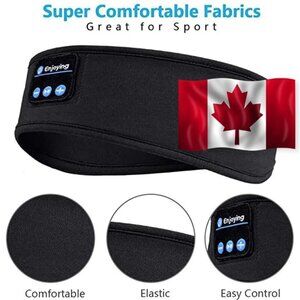 Sleep Bluetooth Headband/Eye Mask Headphones Side Sleeping Running Workout Soft